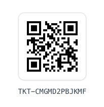 Test-QR-kode for billettkode TKT-CMGMD2PBJKMF